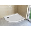 Nero E 100x80 aszimmetrikus SLIM íves zuhanytálca szifonnal H2O