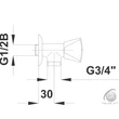 c43 Mosógép csatlakozó csap HERZ UH10152