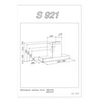 Sirius - Páraelszívó SL-921 TW 52 cm Fehér üveg