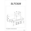 Sirius - Páraelszívó SLTC-928 TW 90 cm - Inox