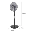 ARDES 5S41PBT Álló ventilátor távirányítóval