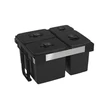 EKOTECH - Beépíthető hulladékgyűjtő FREE JAZZ 60 - 3x12 liter+1x5 liter