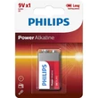 Philips ELEM POWER ALKALI 9V 1-BLISZTER 6LR61P1B/10