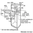 Bosch SÜTŐ BEÉPÍTHETŐ ELEKTROMOS HBF133BR0