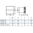 Cata SZELLŐZTETŐ VENTILÁTOR E-120G