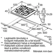 Bosch FŐZŐLAP BEÉPÍTHETŐ GÁZ PPH6A6B20