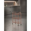 Metaltex LUGANO COPPER GURULÓS TÁROLÓ, 3 POLCOS MX344403