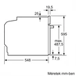 Bosch SÜTŐ BEÉPÍTHETŐ ELEKTROMOS HBA5785S6