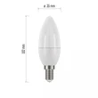 Emos CLASSIC LED IZZÓ GYERTYA E14 5W 470LM MELEG FEHÉR ZQ3220