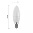 Emos CLASSIC LED IZZÓ GYERTYA E14 5W 470LM NW ZQ3221