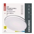 Emos LED MENNYEZETI LÁMPA EXCLUSIVE 36W 140-2880LM ZM5166