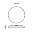 Emos LED MENNYEZETI LÁMPA EXCLUSIVE 36W 140-2880LM ZM5166