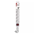 Emos HOSSZABBÍTÓ 2 M / 6 ALJZAT / KAPCSOLÓS / 1 MM2 P1622
