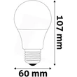 Avide LED GLOBE IZZÓ A60 8W E27 CW 6400K ABG27CW-8W-AP