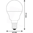Avide LED GLOBE IZZÓ MINI G45 2.5W E14 NW 4000K ABMG14NW-2.5W