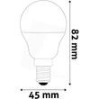 Avide LED GLOBE IZZÓ MINI G45 2.9W E14 WW 3000K SUPER HIGH LUMEN ABMG14WW-2.9W