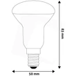 Avide LED IZZÓ R50 4.9W E14 NW 4000K ABR50NW-4.9W