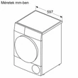 Bosch SZÁRÍTÓGÉP HŐSZIVATTYÚS WQB245A0BY
