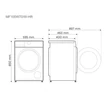 Midea MOSÓGÉP ELÖLTÖLTŐS MF100W70/W-HR