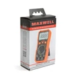 Maxwell-Digital DIGITÁLIS MULTIMÉTER ELEM TESZTERREL + MUNKALÁMPA FUNKCIÓVAL 25221