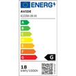 Avide LED MENNYEZETI LÁMPA ACLO33NW-18W-JAN