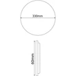 Avide LED MENNYEZETI LÁMPA ACLO33NW-18W-JAN