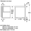 Bosch MIKROHULLÁMÚ SÜTŐ BEÉPÍTHETŐ BFR7221B1