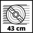 Einhell ELEKTROMOS FŰNYÍRÓ GC-EM 1800/43