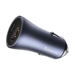 Baseus AUTÓS TÖLTŐ USB+TYPE-C ALJZAT 40W, PD GYORSTÖLTŐ 4.0, LED JELZÉS + TYPE-C KÁBEL TZCCJD-0G