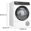 Bosch SZÁRÍTÓGÉP HŐSZIVATTYÚS KONDENZÁCIÓS WQH245B6BY