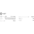 Extol Premium DUGÓKULCS KÉSZLET, RACSNIS 45FOG, 1/2" 21DB, 10-32MM 6523