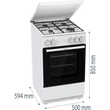 Gorenje TŰZHELY GÁZ GG5A14WJ