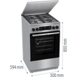 Gorenje TŰZHELY KOMBINÁLT GKS5C71XF