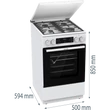Gorenje TŰZHELY KOMBINÁLT GKS5C72WF