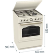 Gorenje TŰZHELY KOMBINÁLT GKS6C71CLI