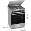Gorenje TŰZHELY KOMBINÁLT GKS6C71XF