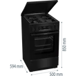 Gorenje TŰZHELY KOMBINÁLT MEKS5141BM