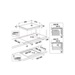 Whirlpool FŐZŐLAP BEÉPÍTHETŐ INDUKCIÓS WTX6019DCF