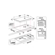 Whirlpool FŐZŐLAP BEÉPÍTHETŐ INDUKCIÓS WTX8015DCF