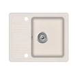 EVIDO Home 45S compact gránit mosogató, 575 x 460 mm, bézs