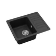 EVIDO Home 45S compact gránit mosogató, antracit  575 x 460 mm,