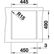 BLANCO DALAGO 45 antracit exc.