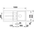 BLANCO METRA 6 S palaszürke rm.tart., exc