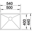 BLANCO ZEROX 500-U InFino