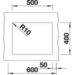 BLANCO SUBLINE 500-U fehér exc.n.