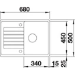 BLANCO ZIA 45 S Compact fekete exc.n.