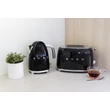 SMEG KENYÉRPIRÍTÓ, retro, 2 szeletes, fekete