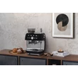 SMEG ŐRLŐVEL KOMBINÁLT ESPRESSO KÁVÉFŐZŐ, fekete