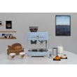 SMEG ŐRLŐVEL KOMBINÁLT ESPRESSO KÁVÉFŐZŐ, világoskék