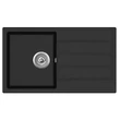 EVIDO Easy 45S gránit mosogató, 760 x 440 mm, antracit